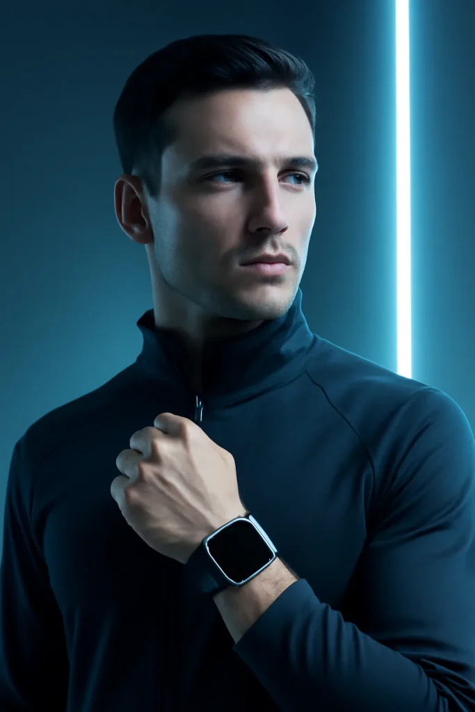 Clean futuristic tech aesthetic, confident and trustworthy mood,